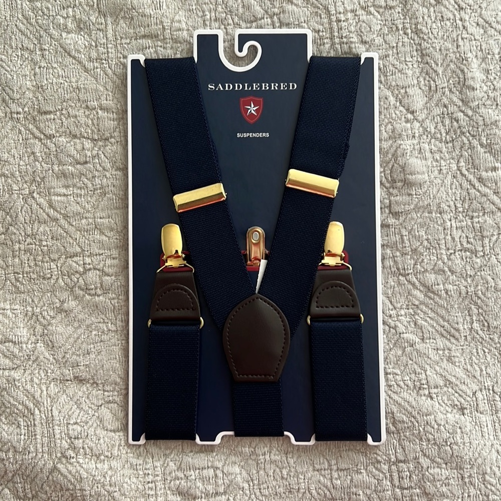 NWT SADDLEBRED SUSPENDERS
